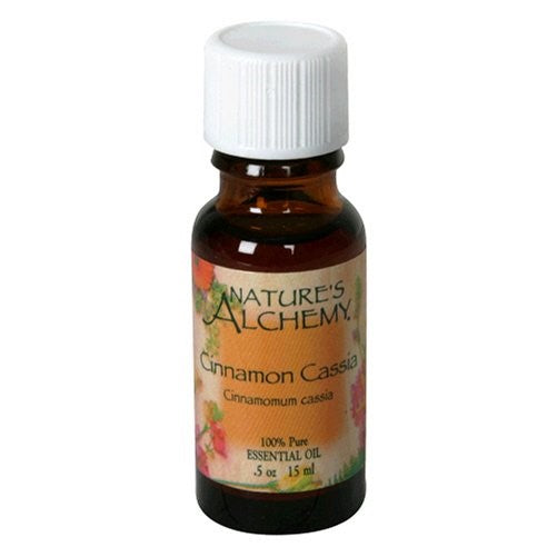 Nature's Alchemy Essential Oil, Cinnamon Cassia (Cinnamomum Cassia), 0.5 oz (15 ml) (Pack of 3)