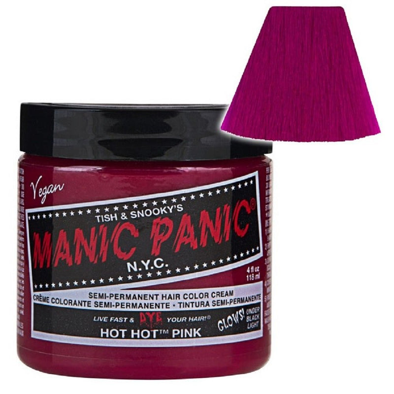 Manic Panic Hot Hot Pink Hair Dye #13 4 fl. oz