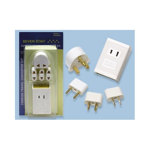 Seven Star Travel Voltage Converter & Plug Adaptor Kit SS204 1600Watts by Seven Star