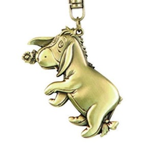 Disney Eeyore Brass Key Ring