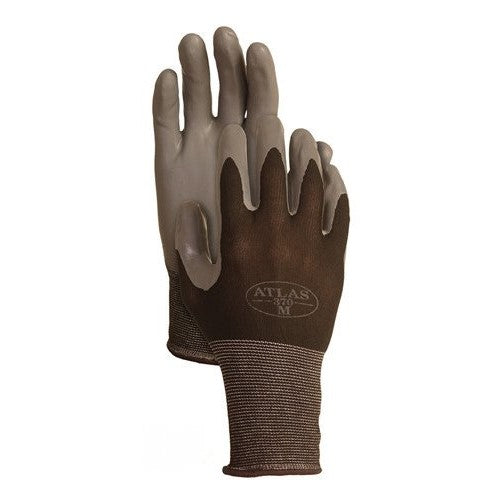 Atlas 370L Nitrile Tough Assembly Grip 370 Work Gloves, Large