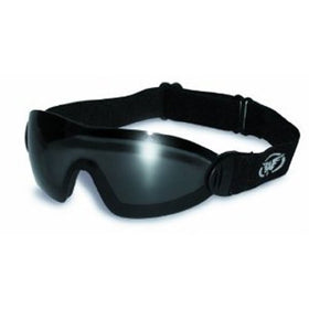 Global Vision Eyewear Flare Anti-Fog Goggles with Storage Pouch, Smoke Tint Lens