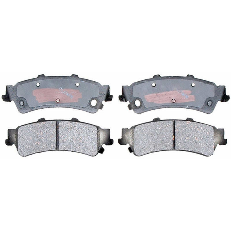 ACDelco 14D792CH Advantage Ceramic Rear Disc Brake Pad Set with Hardware