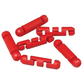 Scotty #2008-24 Auto Stopper Beads for Braided Line (24-Pack) (Red)