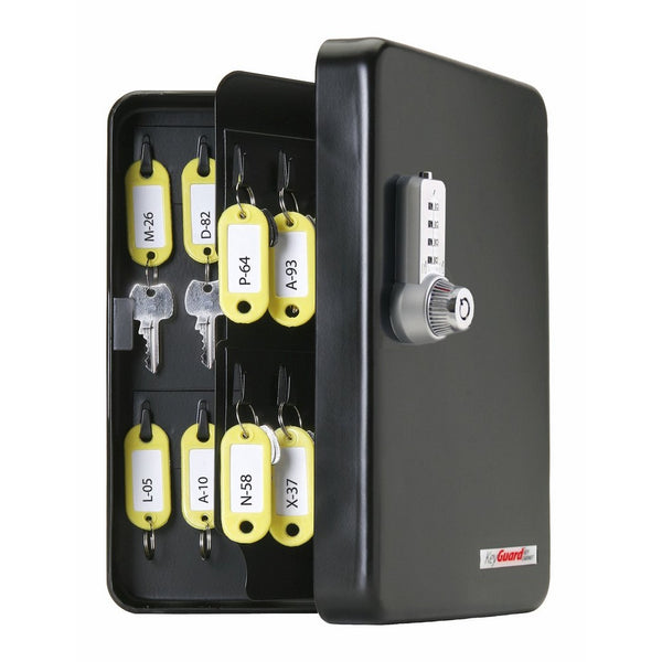KeyGuard SL-8548-U Dual Access Combination Key Cabinet With Chrome 4-Dial Combi-Cam Ultra - 48 Hook