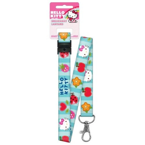 Hello Kitty Blue Patchwork Breakaway Lanyard (SRL2)