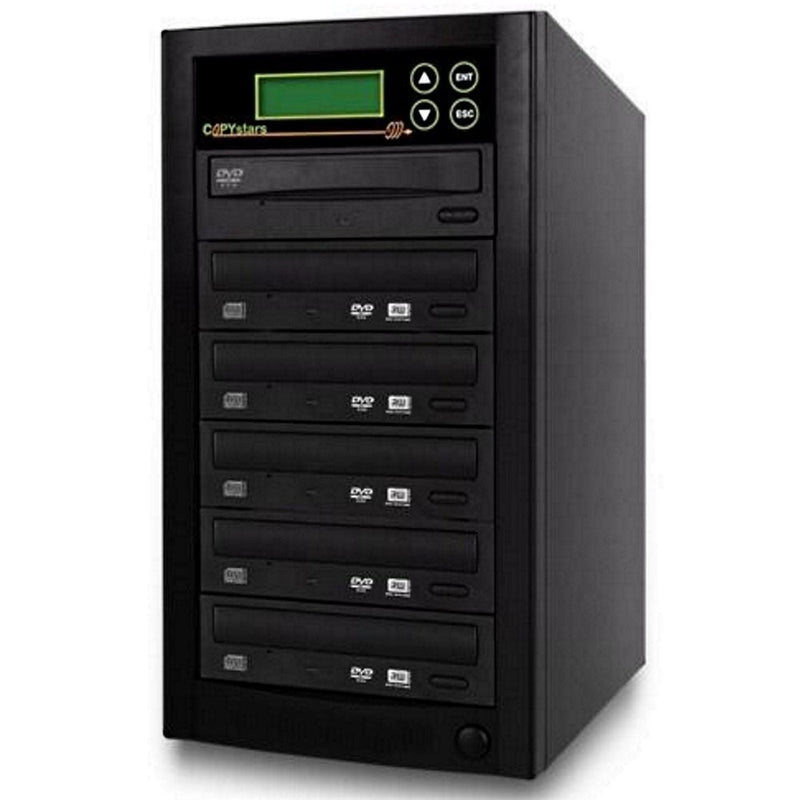 Copystars DVD Duplicator 24X CD DVD Burner 1 to 5 Copier Sata Dual Layer Burner DVD Duplicator Tower SYS-1-5-ASUS-CST