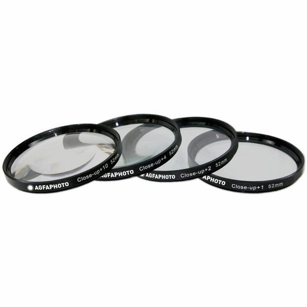 AGFA 4-Piece Close-Up Macro Multi Coated Filter Kit 52mm (12410) APCUF452