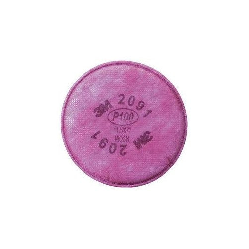 3M 2091 P100 Particulate Filter, 50 Pairs