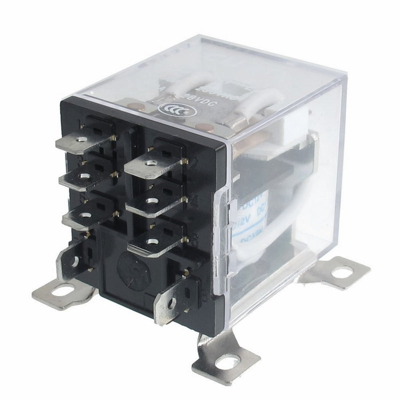 uxcell JQX-12F 2Z DC 12V 30A DPDT General Purpose Power Relay 8 Pin