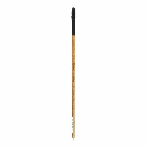 Princeton Catalyst Polytip, Brushes for Acrylic and Oil, Series 6400 Long Handle, Filbert, Size 4