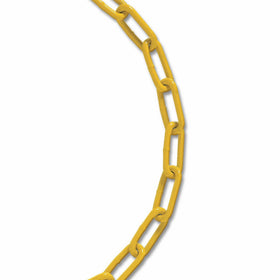 Koch Industries A10822 2/0 Coil Straight Chain, 20-Feet, Yellow Powder Coat