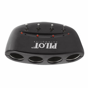 Pilot Automotive CZ-270 12V (4 Port) Outlet with Switch