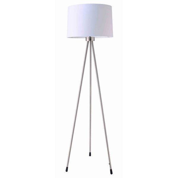 Ore International 31181IV Three Legged Floor Lamp, White