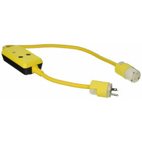 Hubbell GFP3C20M GFCI Line Cord, Manual Set, 20 amp, 120V, 3'