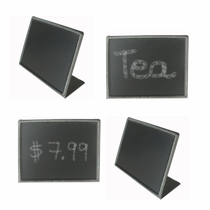 Creative Co-op Metal Blackboard with Easel, 4 L X 3 H Inches