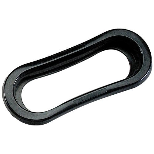 Maxxima M50600-B Black 6" Vinyl Oval Grommet