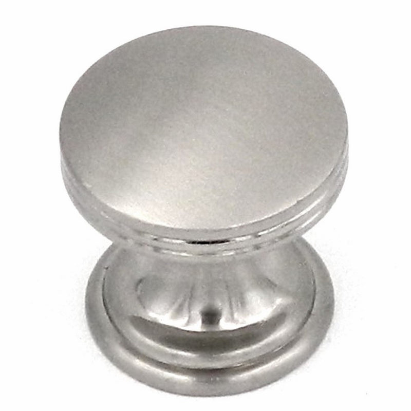 American Diner Knob (Set of 10) (Satin Nickel)