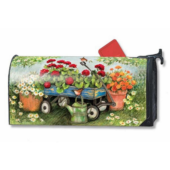 MailWraps Geraniums by the Dozen Mailbox Cover #01103