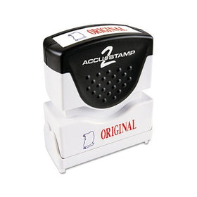 COS035540 - Consolidated Stamp Cosco Pre-inked 2-color ORIGINAL Message Stamp