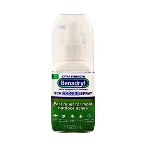 Benadryl Itch Relief Spray for Extra Strength, 2 Count