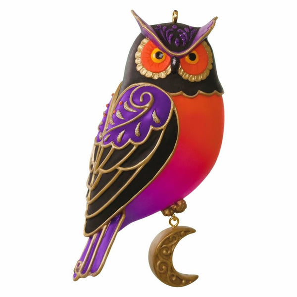 Hallmark 2016 Christmas Ornament Happy "Owl"oween Halloween Ornament