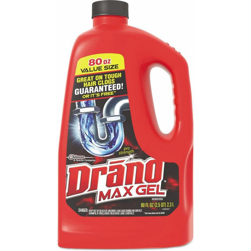 Drano Max Gel Liquid Clog Remover 80 oz
