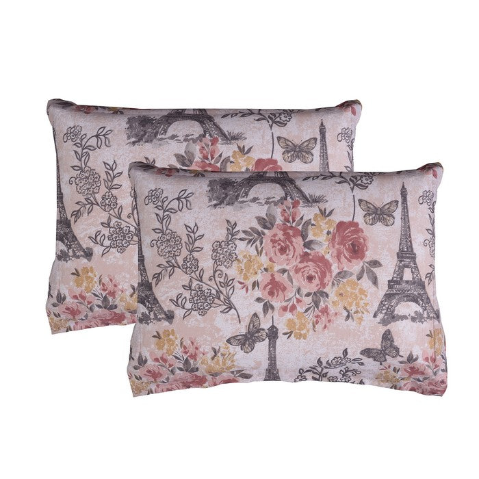 Caen 8 Piece Printed King Size Bed Set The Urban Port, Multicolor