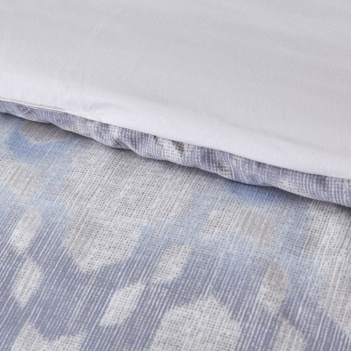 Andria 10 Piece King Size Comforter and Coverlet Set The Urban Port, Blue and Gray