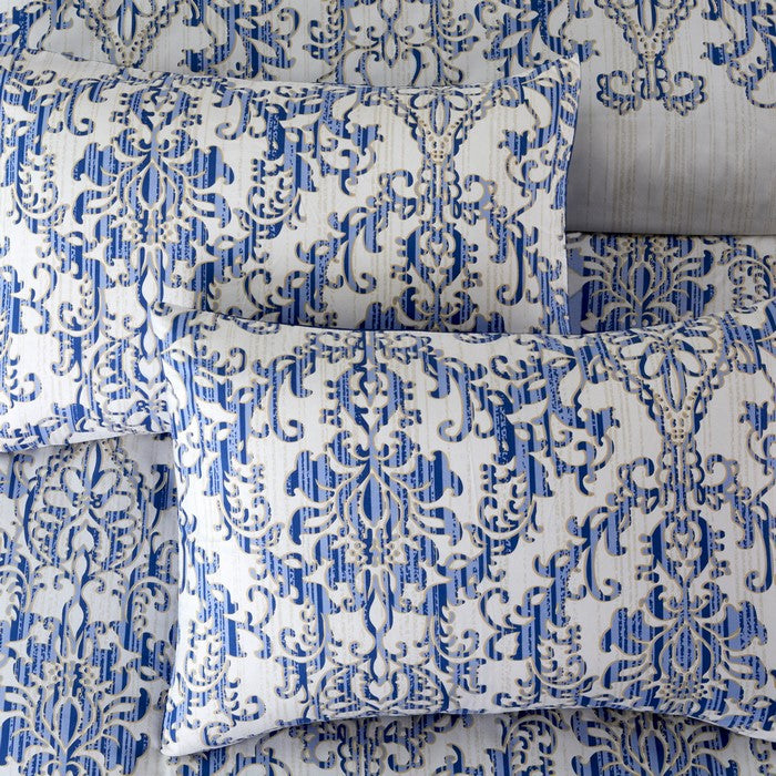 Andria 10 Piece King Size Reversible Comforter and Coverlet Set The Urban, Multicolor