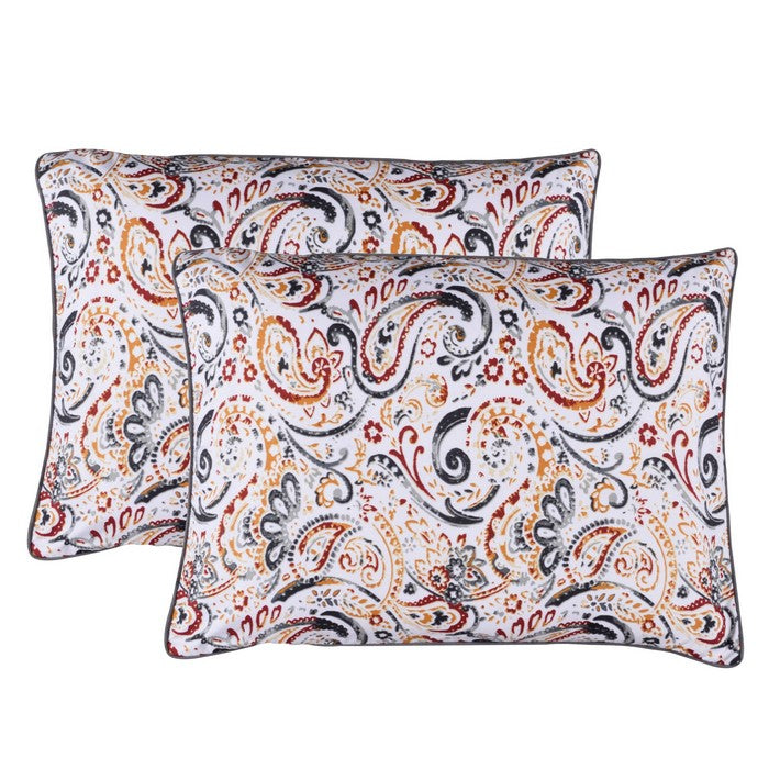 Monza 10 Piece Queen Reversible Comforter and Coverlet Set The Urban, Multicolor