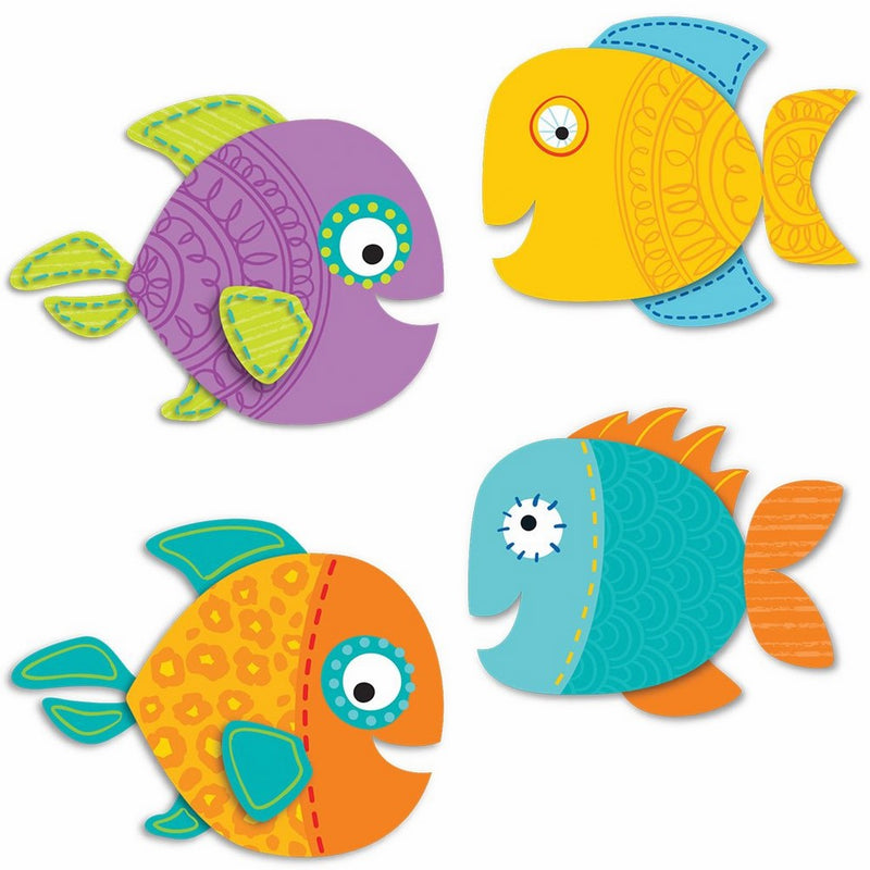 Carson Dellosa Fish Mini Cut-Outs (120199)