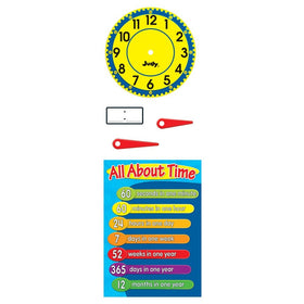 Carson Dellosa Judy Clock Bulletin Board Set (110185)