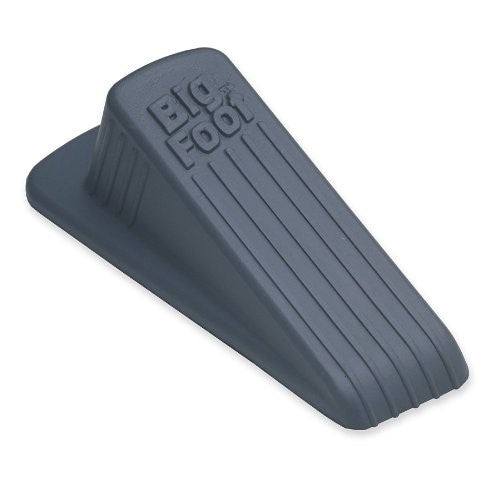 Big Foot Doorstop, 4-3/4 x 2-1/4 x 1-1/4, Gray, 1/Pack (00941)