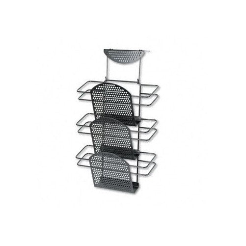 Fellowes 22318 Perf-Ect Partition Additions Three-Pocket Organizer, 12 1/2 x 21 3/8, Black