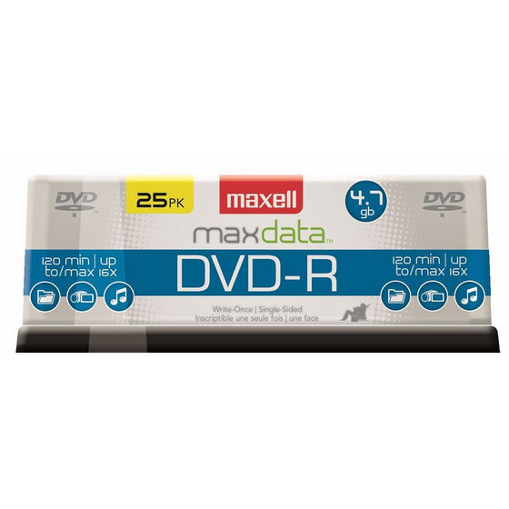Maxell 638010 Dvd-R 4.7 Gb Spindle