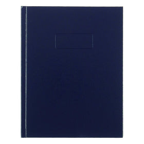 Rediform Business Notebook with Cover, College Rule, 9.25 x 7.25 Inches, Blue, 192 Page Pad (A982)