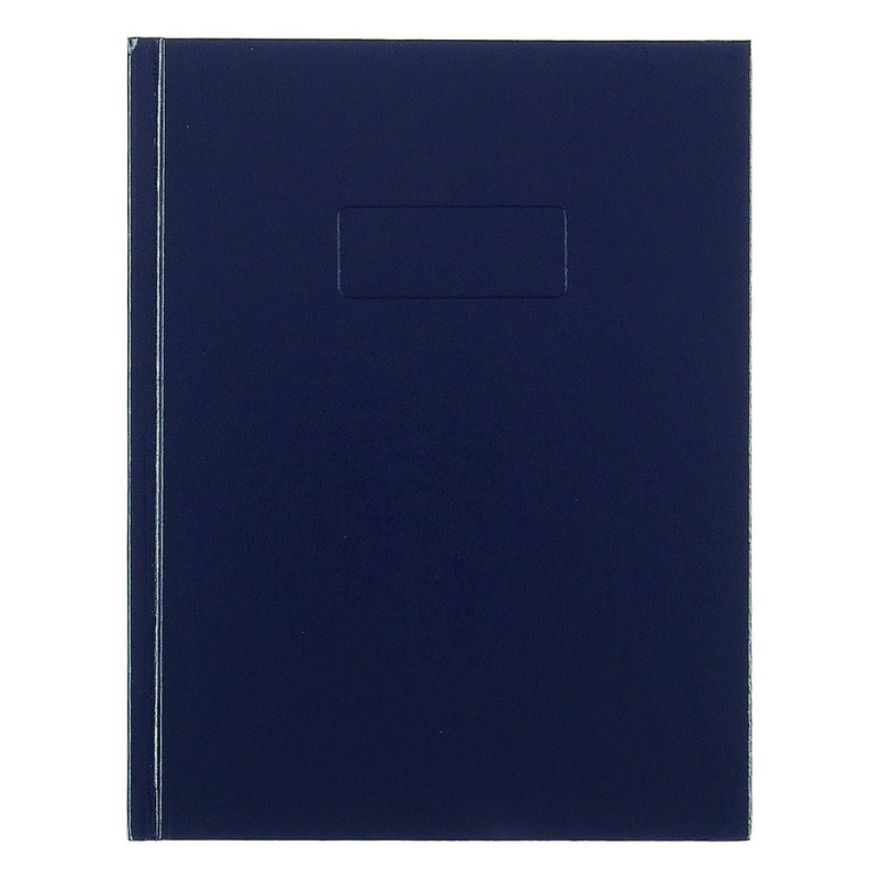 Rediform Business Notebook with Cover, College Rule, 9.25 x 7.25 Inches, Blue, 192 Page Pad (A982)
