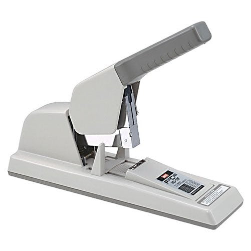 Max HD-12F Max HD-12F High-Capacity Flat-Clinch Heavy-Duty Stapler, 150 Sheet Cap, Gray