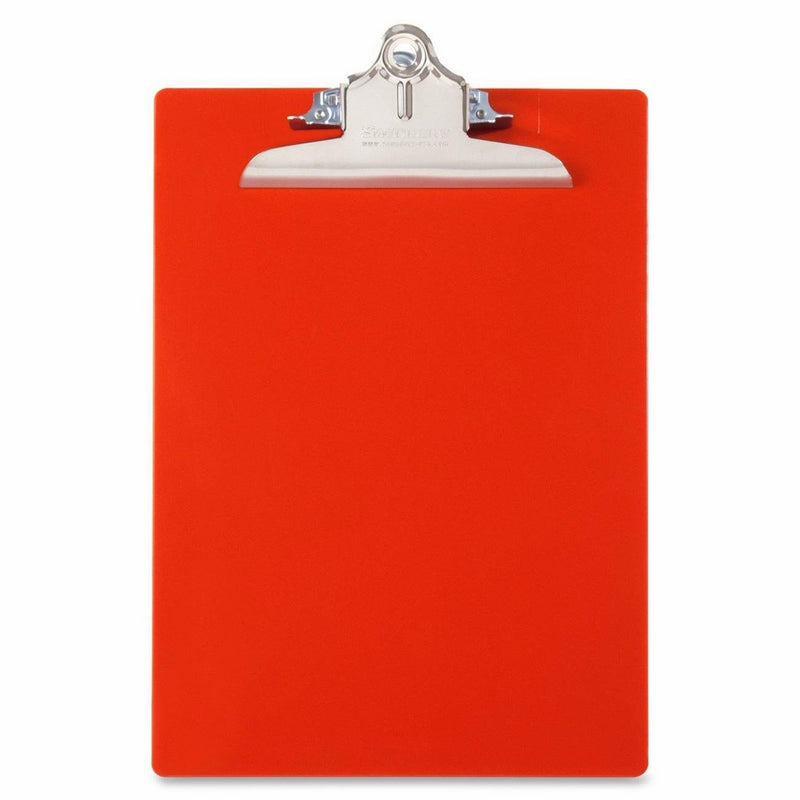 Saunders Recycled Plastic Clipboard, Letter Size 8.5 x 12 Inches, Red (21601)