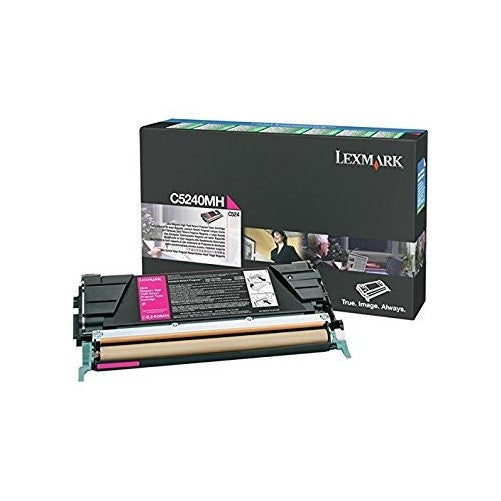 Lexmark C5240MH Toner Cartridge, 5000 Page-Yield, Magenta