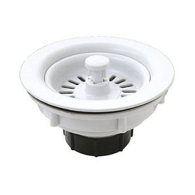 Master Plumber 547-656 MP Basket Sink Strainer, White