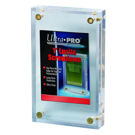 Ultra PRO 1” Thick Lucite Screwdown Trading Card Display