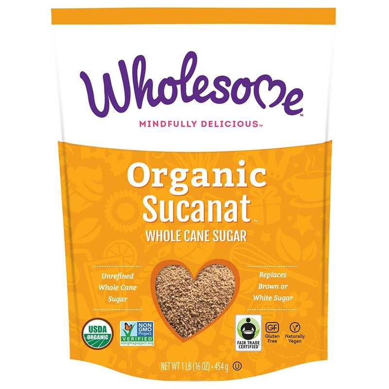 Wholesome Sweeteners Organic Sucanat, 16 oz. (Pack of 12)