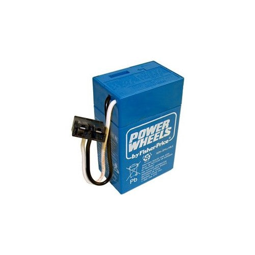 1 X Fisher Price 6 Volt, 4 Ah Blue Power Wheels Battery