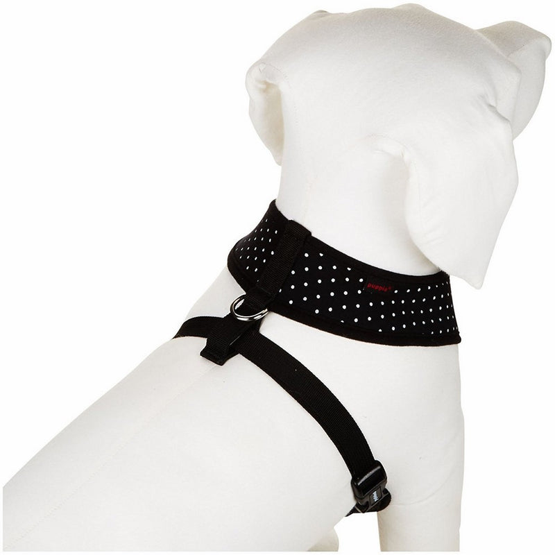 Puppia Dotty Harness A, Large, Black
