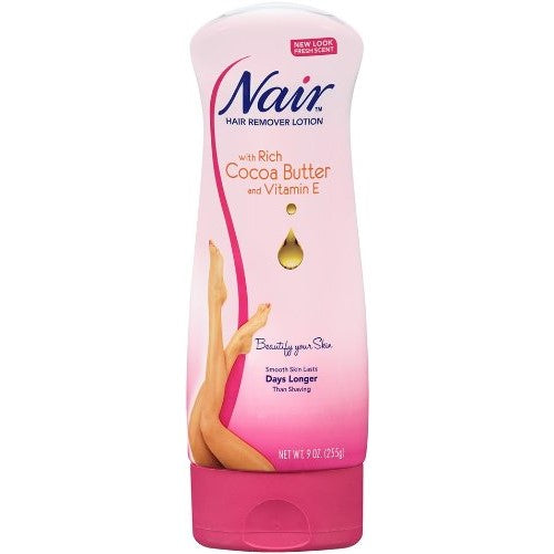 Nair Cocoa Butter Hair Remover Lotion, 9 Oz (Pack of 3)