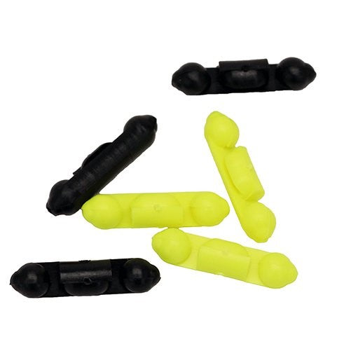 Scotty #1008 Stoppers for Line Releases & Auto Stop (6-Pack) (Black/ Yellow)