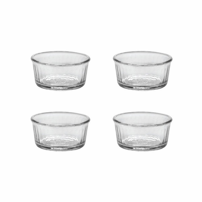 Duralex Made In France 4-Ounce Glass Ramekin, Set of 4