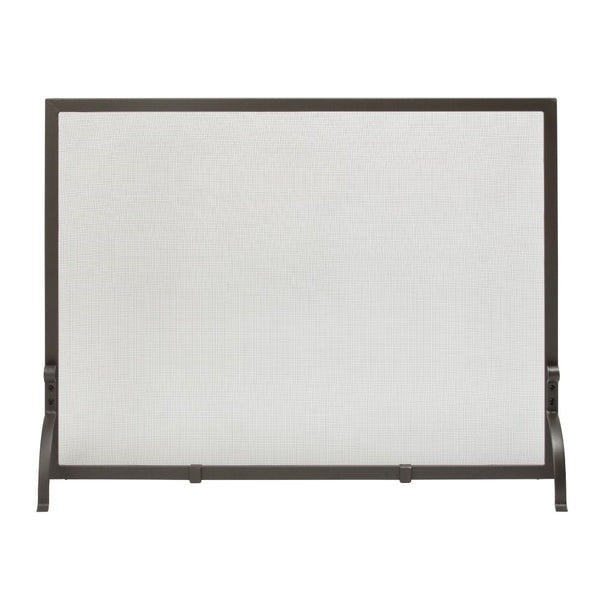 Uniflame, S-1158, Small Single Panel Olde World Iron Finish Screen